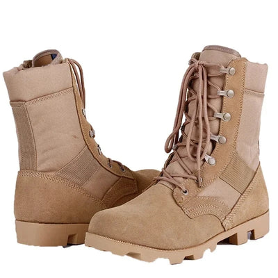 Male Outdoor Training Combat Hunting Boots Spring Autumn Men Jungle Hiking Sports Climbing Camping Breathable Camo Desert Shoes