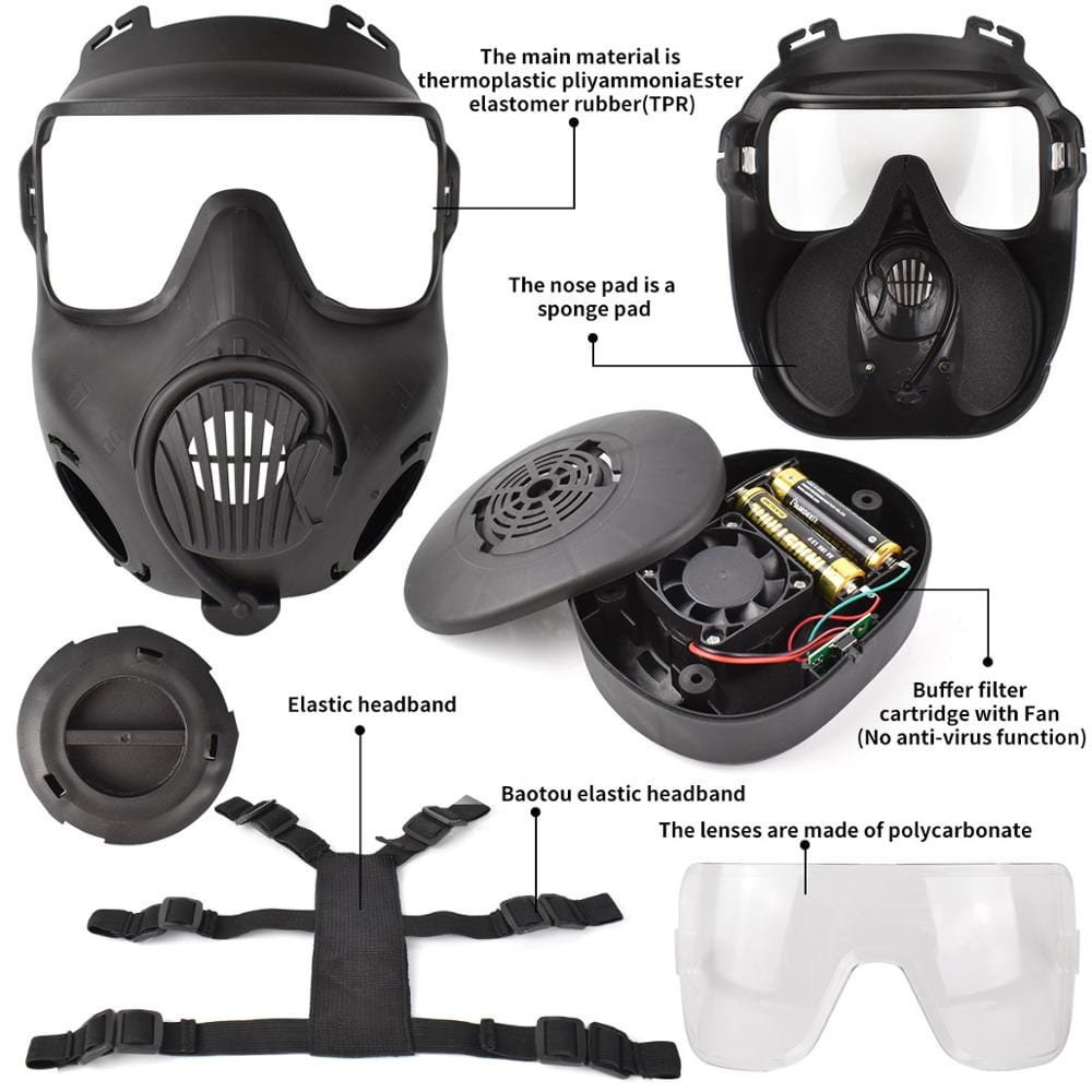 ACTION AIRSOFT 0 Masque à gaz protection GB Factory