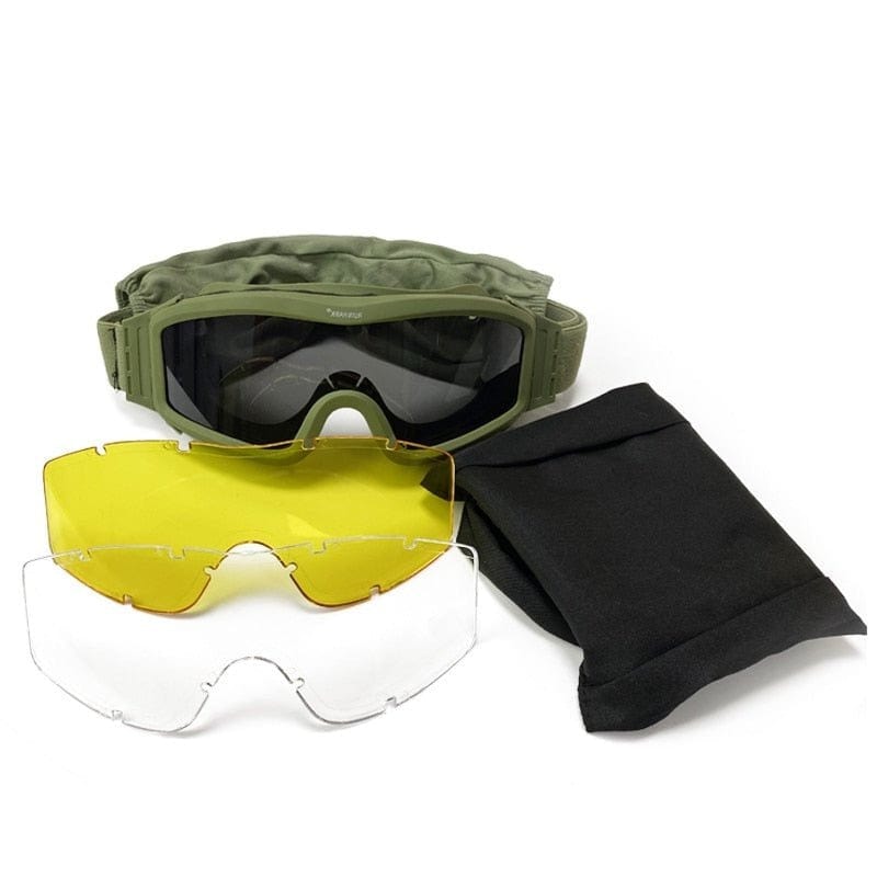 LEGEND AIRSOFT 0 A-Vert OD ensemble Masque balistique CS Paintball SPO