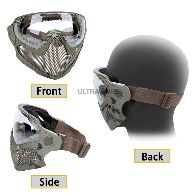 ACTION AIRSOFT 0 Masque intégral 3 lentilles FAST Ultra Ones