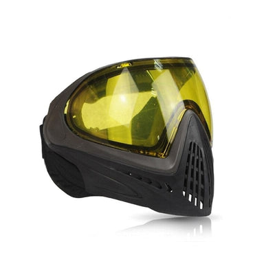 FMA 0 Noir (lunettes jaune) Masque intégral anti-buée F1 FMA