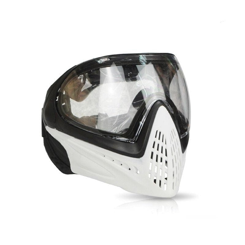 FMA 0 Blanc - Noir (lunettes transparent) Masque intégral anti-buée F1 FMA