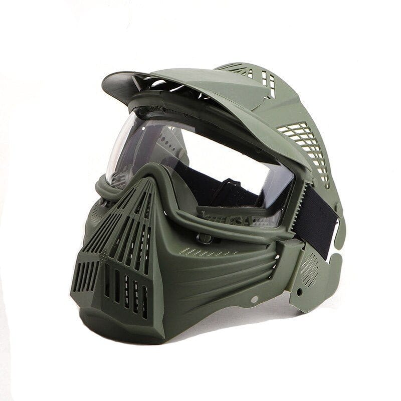 ACTION AIRSOFT 0 Ranger vert (lunettes transparent) Masque intégral anti-buée Protector OS