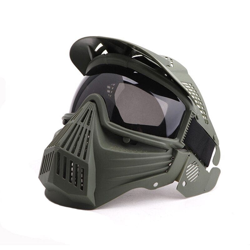 ACTION AIRSOFT 0 Ranger green (lunettes noir) Masque intégral anti-buée Protector OS