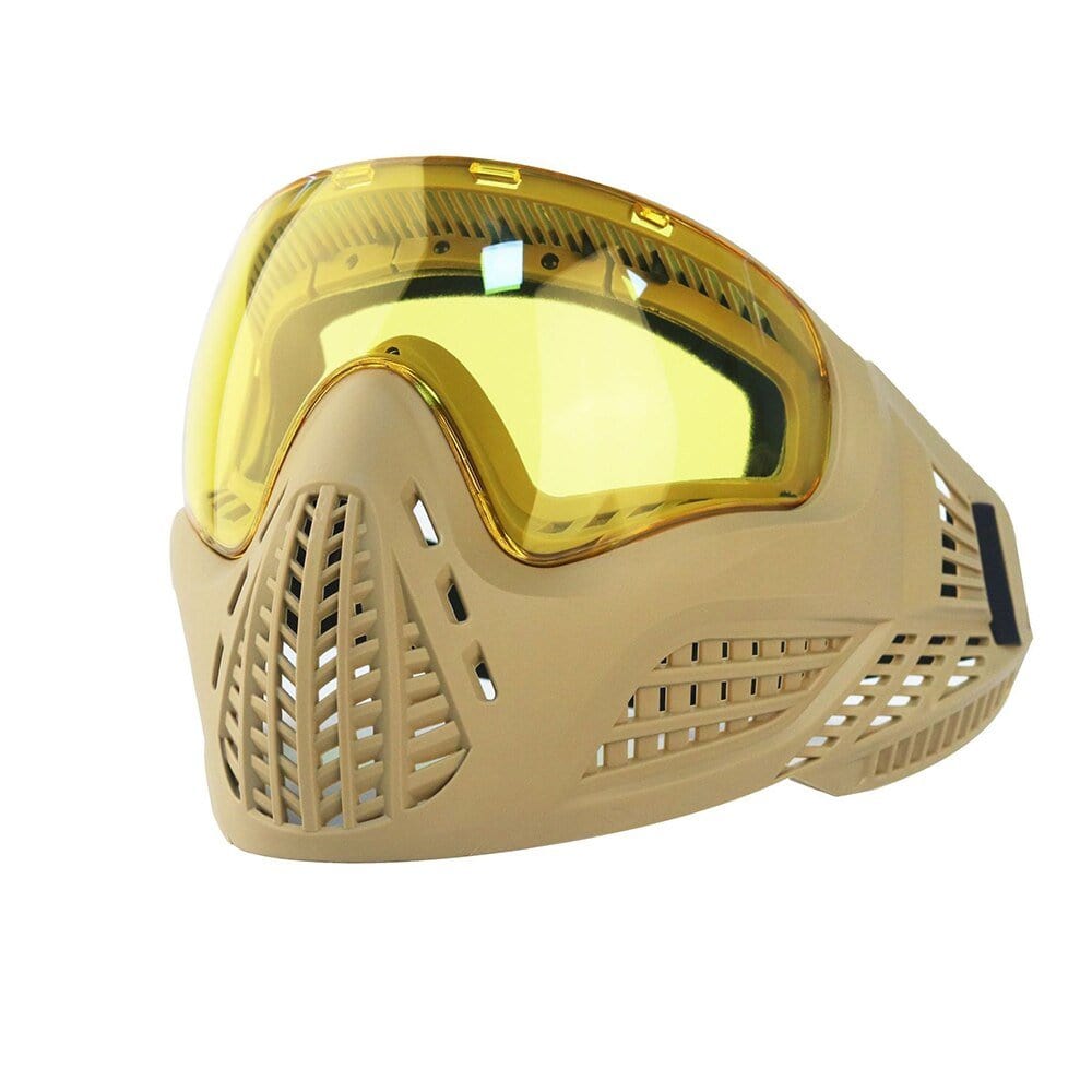 LEGEND AIRSOFT 0 Beige - Lunettes jaune Masque protection ARS P4 antibuée