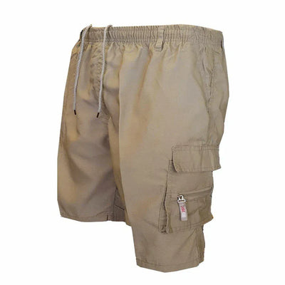 Men Military Tactical Shorts Summer Loose Casual Cargo Shorts Multi Pocket Outdoor Jogging Sweatpants Hiking Pants S / Khaki