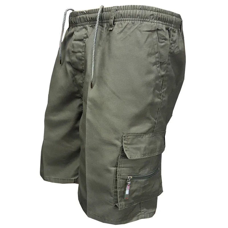 Men Military Tactical Shorts Summer Loose Casual Cargo Shorts Multi Pocket Outdoor Jogging Sweatpants Hiking Pants XXL / army green