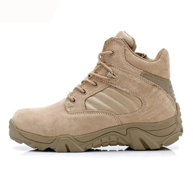 Men's Tactical Army Boots Men Casual Low-top Shoes Outdoor Desert Combat Boots Men Casual Hiking Shoe Waterproof Botas