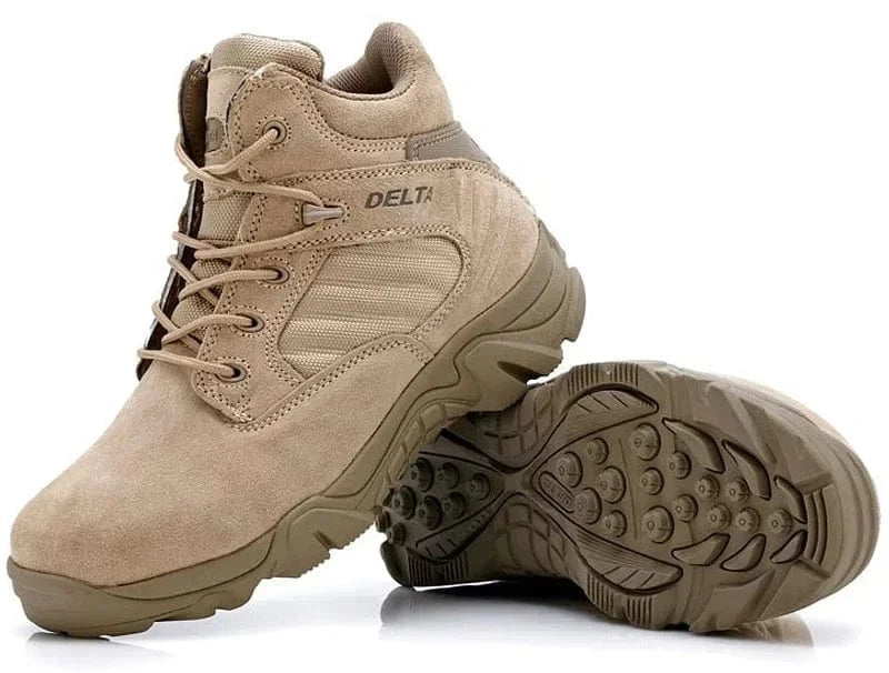 Men's Tactical Army Boots Men Casual Low-top Shoes Outdoor Desert Combat Boots Men Casual Hiking Shoe Waterproof Botas Yellow / 47