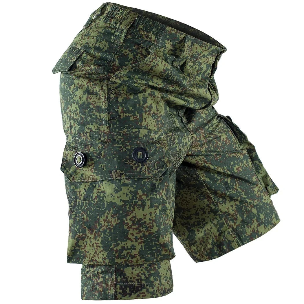 Men's Tactical Shorts With Multi Pockets, Casual Durable Cargo Shorts For Outdoor Hiking Trekking, Summer Outdoor Active Shorts
