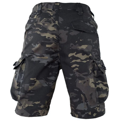 Men's Tactical Shorts With Multi Pockets, Casual Durable Cargo Shorts For Outdoor Hiking Trekking, Summer Outdoor Active Shorts