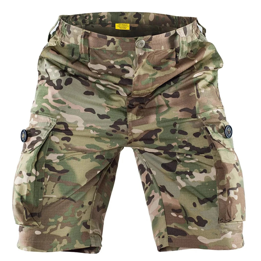 Men's Tactical Shorts With Multi Pockets, Casual Durable Cargo Shorts For Outdoor Hiking Trekking, Summer Outdoor Active Shorts CP Shorts / 36-XL(75-85KG)