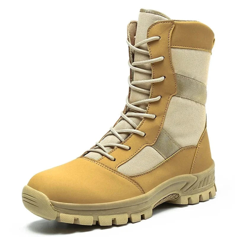 Men Tactical Boots Waterproof Hiking Shoes Brand Ankle Plus Climbing Shoes Size Boot Free Shipping Outdoor Casual 20133-Khaki / 40 / CHINA