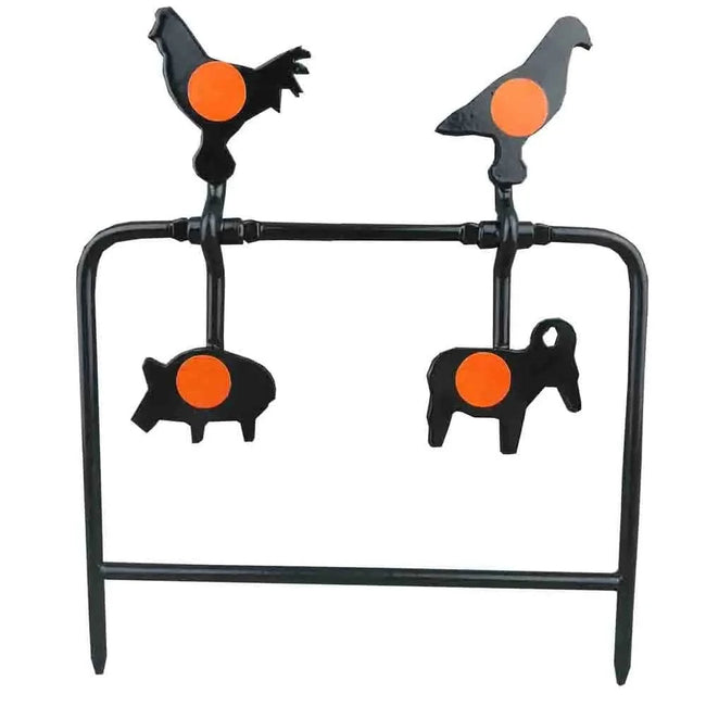 Metal spinner target for caliber .177 air rifle pistol animals pattern self reset Plinking CHINA