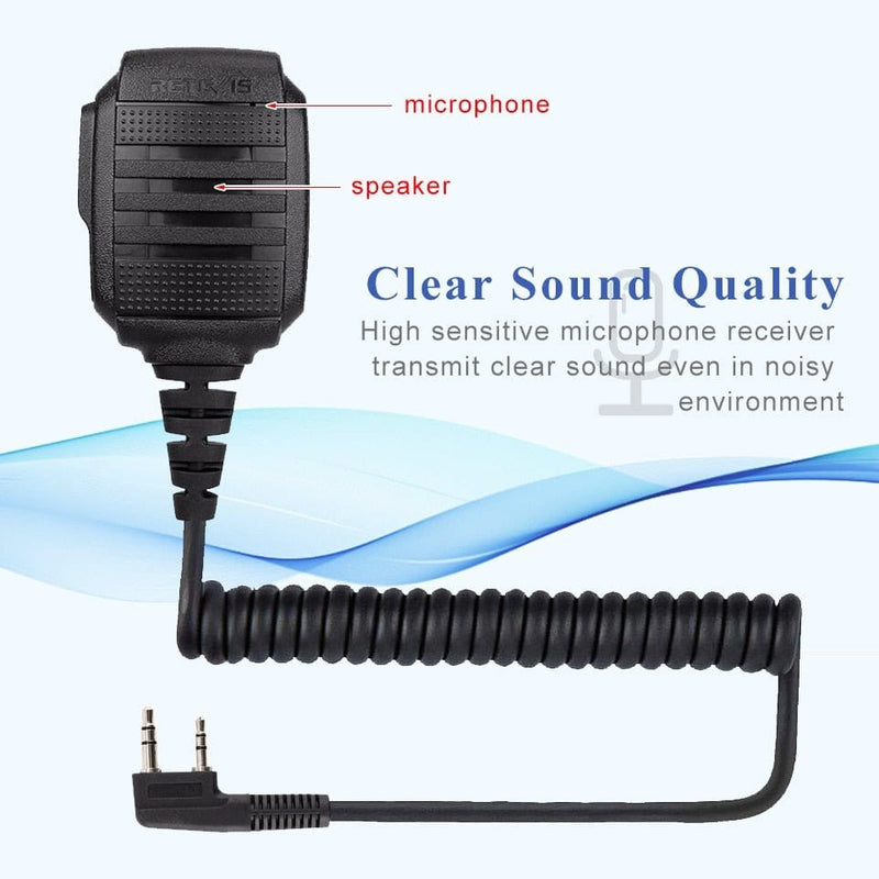 ACTION AIRSOFT 0 Microphone HK006 IP54 PTT UV-5R