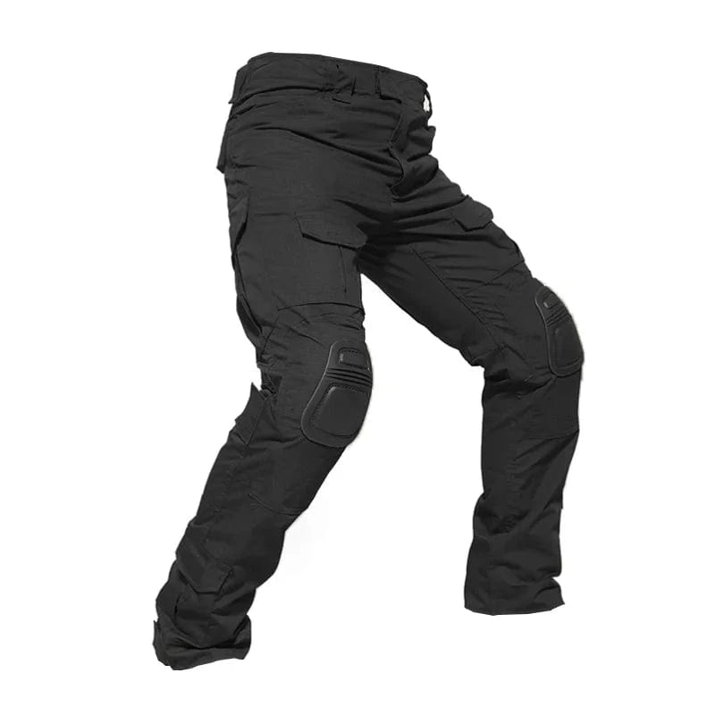 Military Tactical Pants Men Trousers Outdoor Climbing Hunting Trekking Combat Pants Work Cargo Pants & Knee Pads Black / XL