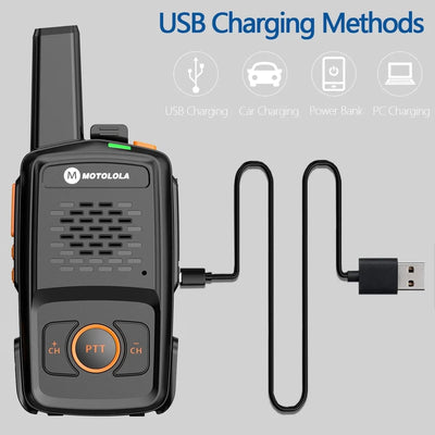 Mini Walkie Talkie Motolola 16 Channels Professional MT-N1 UHF 400-470MHZ Match Baofeng Two Way Radio