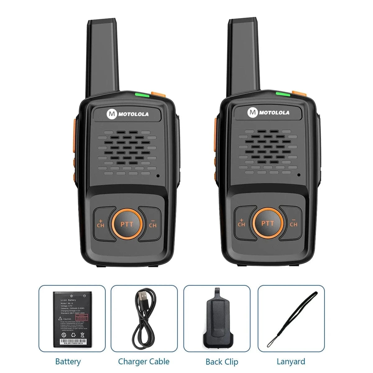 Mini Walkie Talkie Motolola 16 Channels Professional MT-N1 UHF 400-470MHZ Match Baofeng Two Way Radio 2Pcs / USB Plug