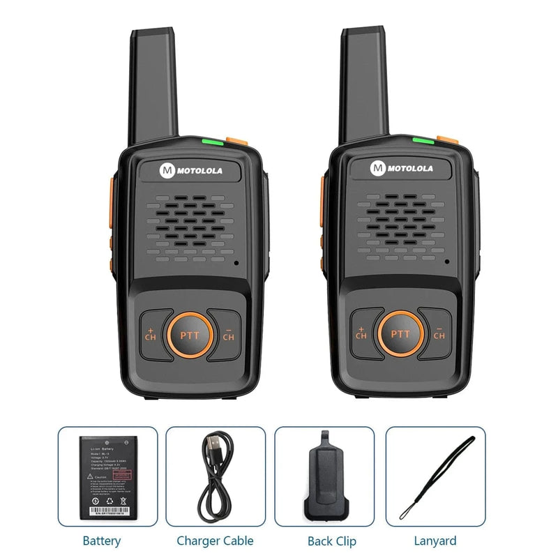 Mini Walkie Talkie Motolola 16 Channels Professional MT-N1 UHF 400-470MHZ Match Baofeng Two Way Radio 2Pcs / USB Plug