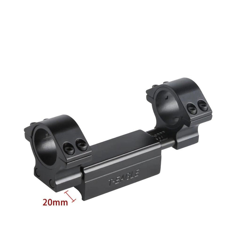 T-EAGLE 0 20 mm Montage lunette 1 "/25.4mm-30mm Weaver 11mm