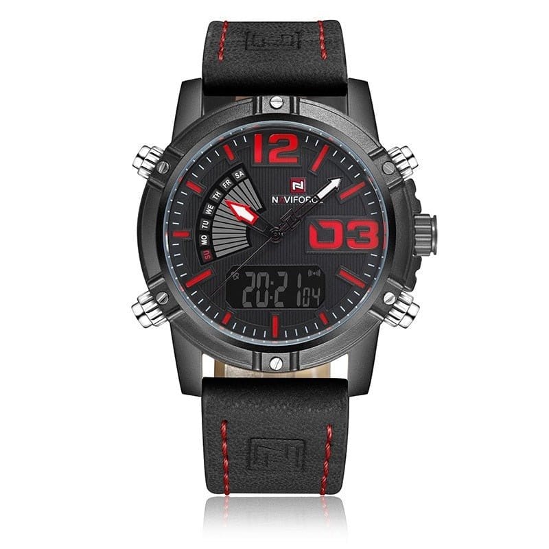 NAVIFORCE 0 Montre analogique NAVIFORCE noir/rouge