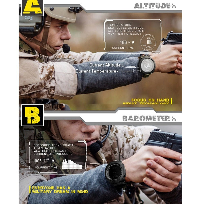 ACTION AIRSOFT 0 Montre Apache 3 North Edge boussole