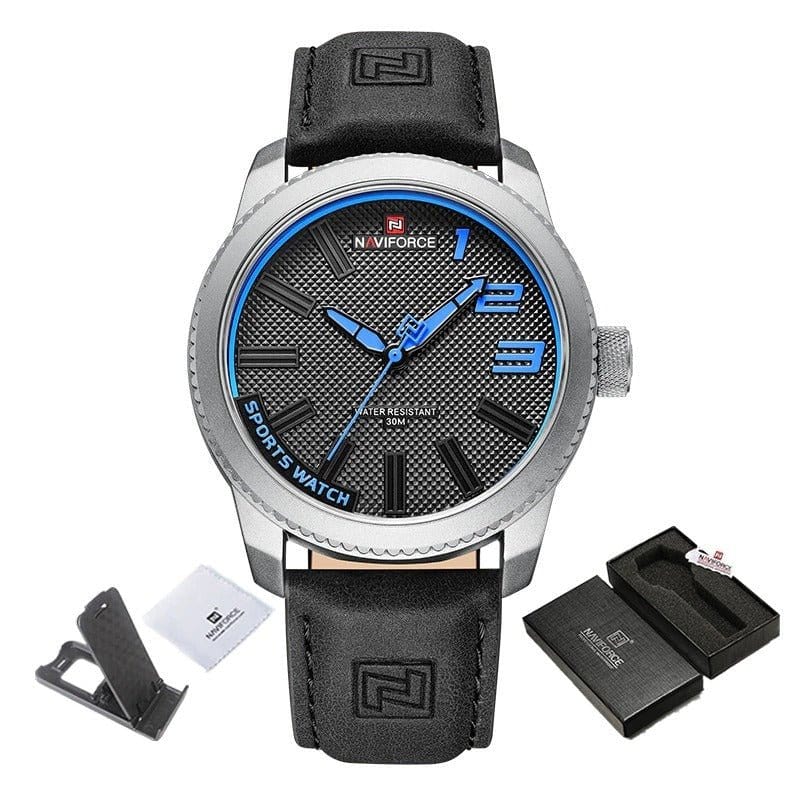 NAVIFORCE Montre bracelet NAVIFORCE argent/bleu