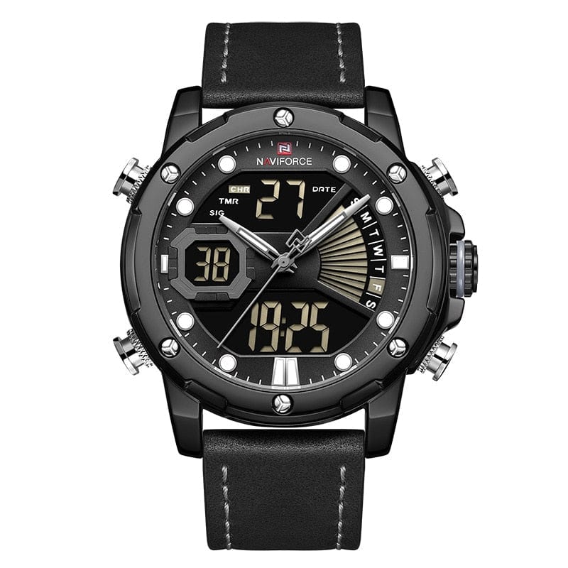 ACTION AIRSOFT Montre Cadrator LED étanche NAVIFORCE noir