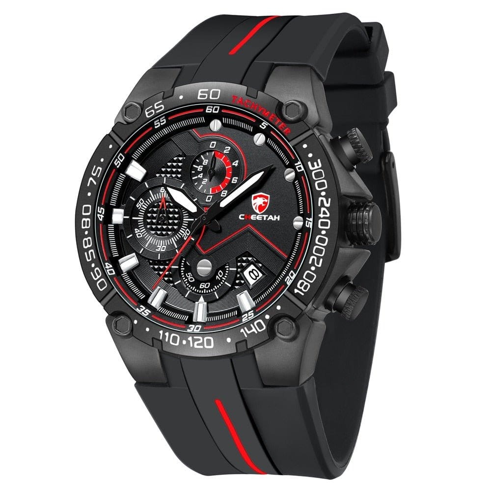 NAVIFORCE 0 Montre chronographe CHEETAH noir/rouge