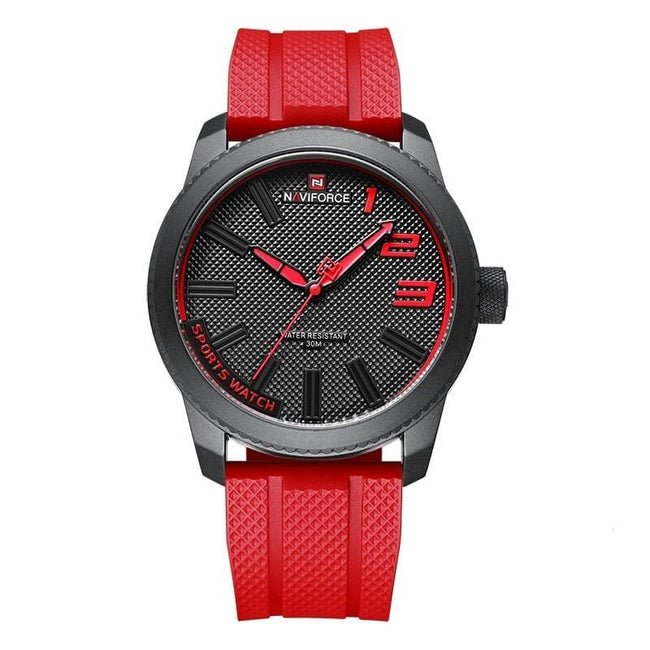 NAVIFORCE 0 Montre NaviForce NF9222L silicone rouge