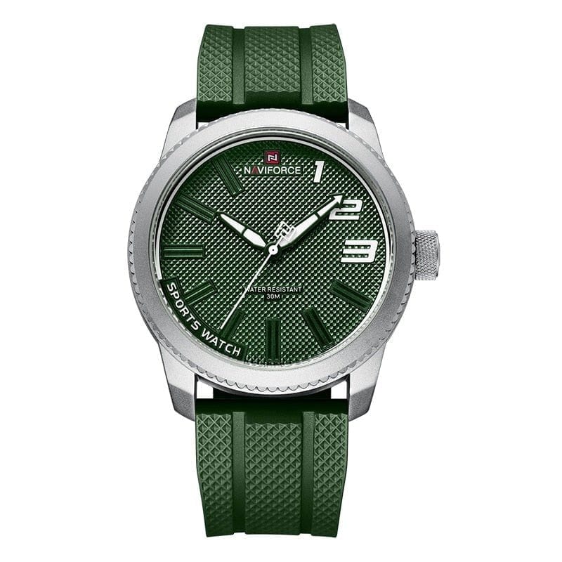 NAVIFORCE 0 Montre NaviForce NF9222L silicone vert