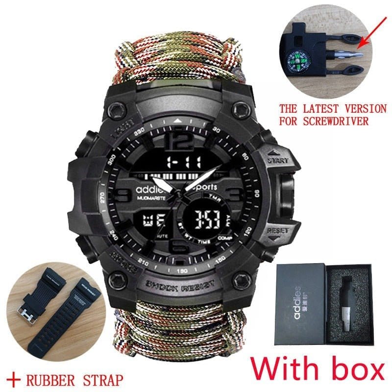 ACTION AIRSOFT 0 Camouflage Montre numérique ADDIES multifonction