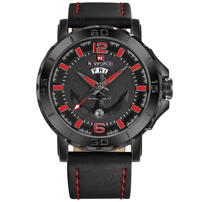 NAVIFORCE 0 Montre Quartz NF9122 NAVIFORCE noir/rouge