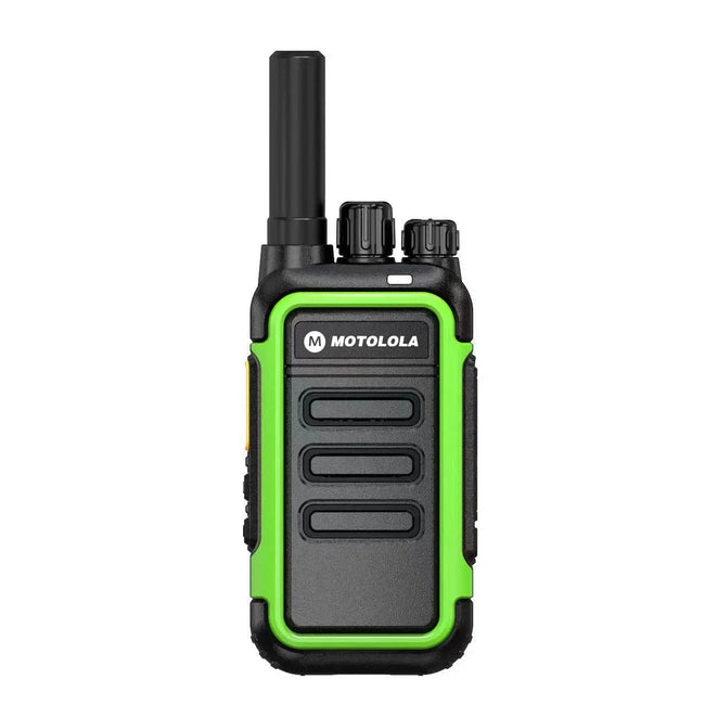 MOTOLOLA F1 Walkie Talkie  Portable Two-Way Radio UHF Transceiver Set Walkie-talkies Radio Walkie Talkie Long Range COD Green-1Piece / USB Plug