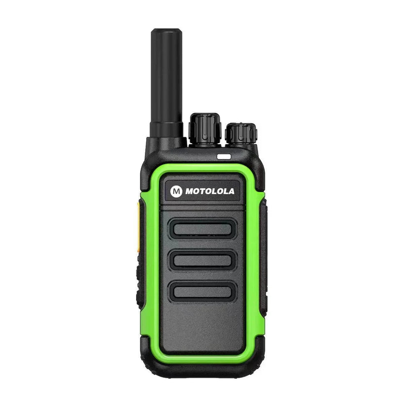 MOTOLOLA F1 Walkie Talkie  Portable Two-Way Radio UHF Transceiver Set Walkie-talkies Radio Walkie Talkie Long Range COD Green-1Piece / USB Plug