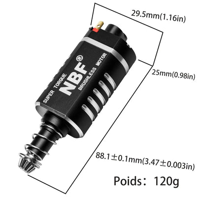 NBF 4.0 Wholesale AEG Brushless Airsoft Motor Mosfet Airsoft Gearbox V2 Parts Combo Rc CNC DC BLDC Engine Toy Accessories