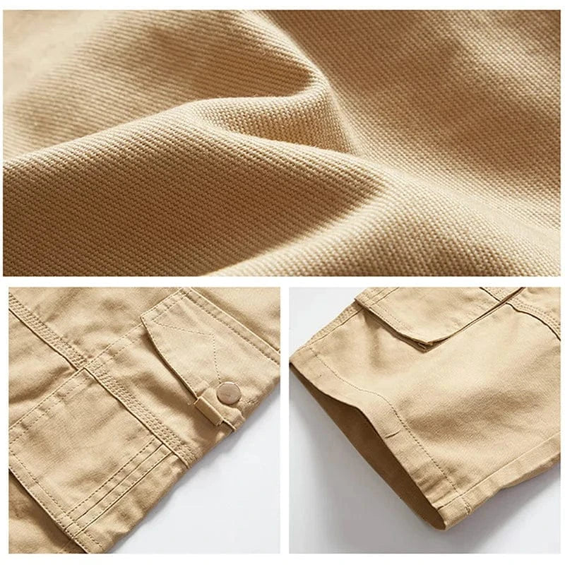 New fashionable multi-pocket men's casual shorts fitness loose casual pants camouflage tactical shorts