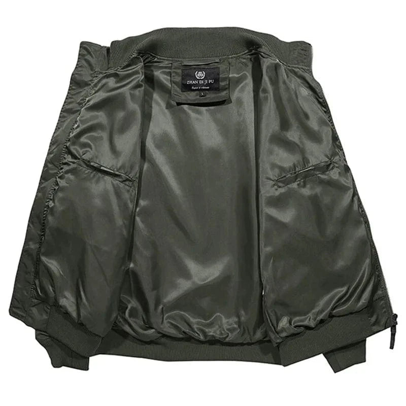 New MA1 Pilot Bomber Jacket Men's Fashion Spring Autumn Baseball Suit Casual Coat Men's Military Windproof Jacket