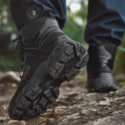 New Men Tactical Boots Ankle Waterproof Desert Hunting Hiking Shoe Unisex Lace Up Male Army Boot Brand Motorcycle Climbing Shoes