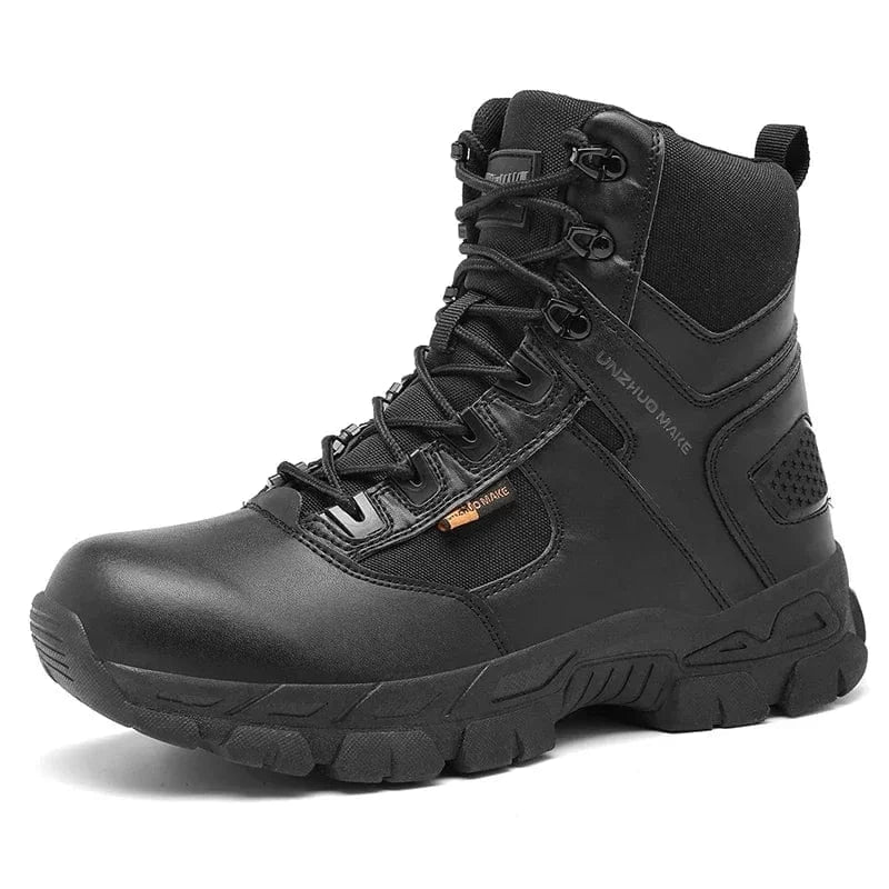 New Men Tactical Boots Ankle Waterproof Desert Hunting Hiking Shoe Unisex Lace Up Male Army Boot Brand Motorcycle Climbing Shoes 869-Black / 45 / CHINA