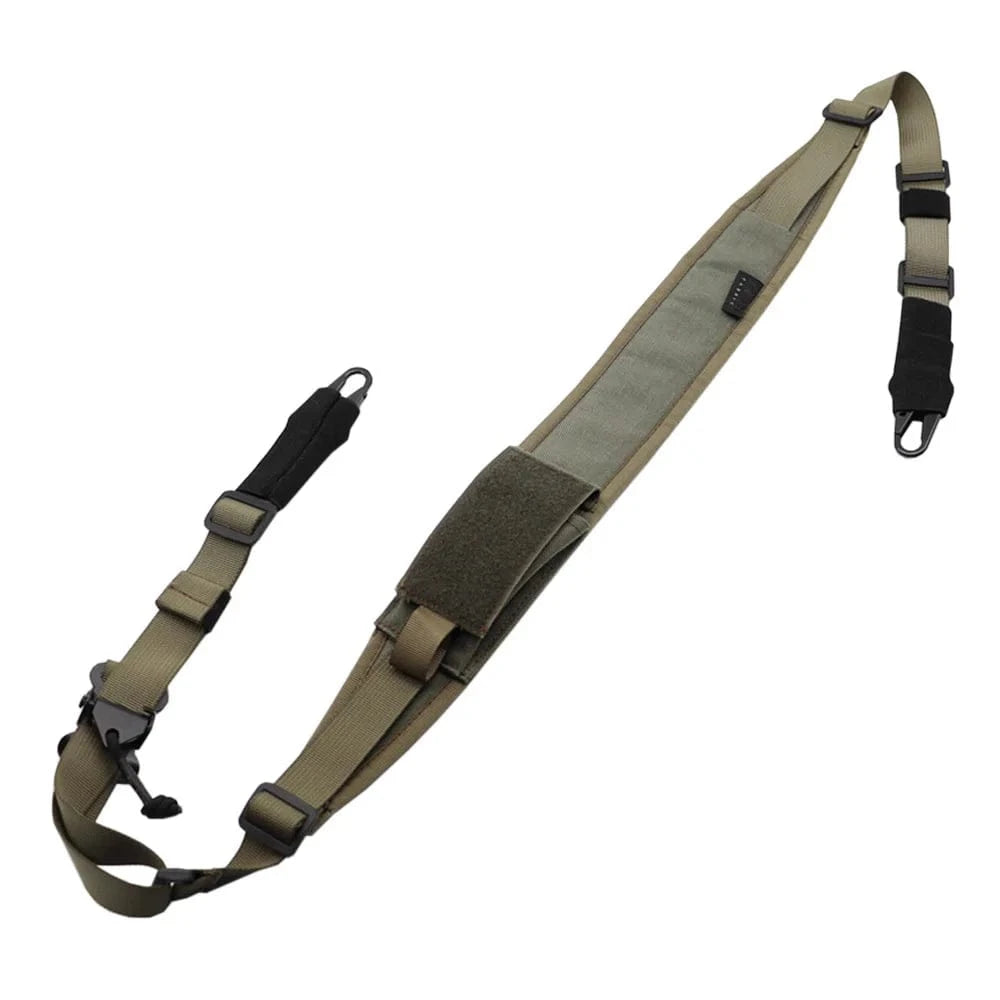 New Tactical Gun Sling 2 Point /1 Point Modular Rifle Sling Strap Adjustable Length Rifle Shoulder Strap For Airsoft Hunting Gun Sling Green