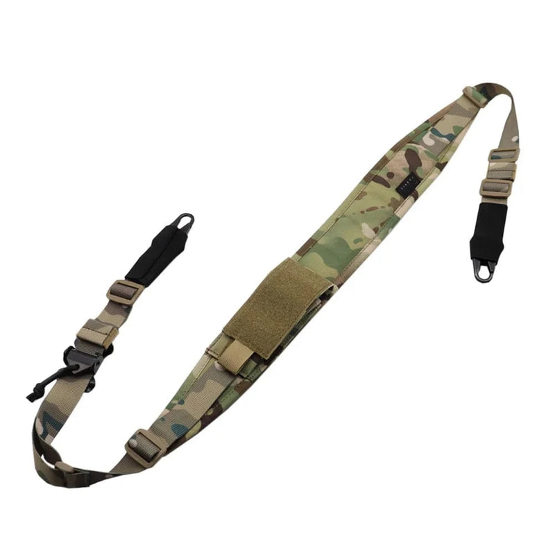 New Tactical Gun Sling 2 Point /1 Point Modular Rifle Sling Strap Adjustable Length Rifle Shoulder Strap For Airsoft Hunting Gun Sling MC