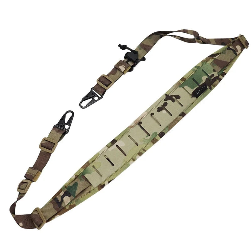 New Tactical Modular Rifle Sling Strap Removable 2 Point / 1 Point 2.25" Wide Padded Shooting Gun Sling Hunting Rifle Accessorie