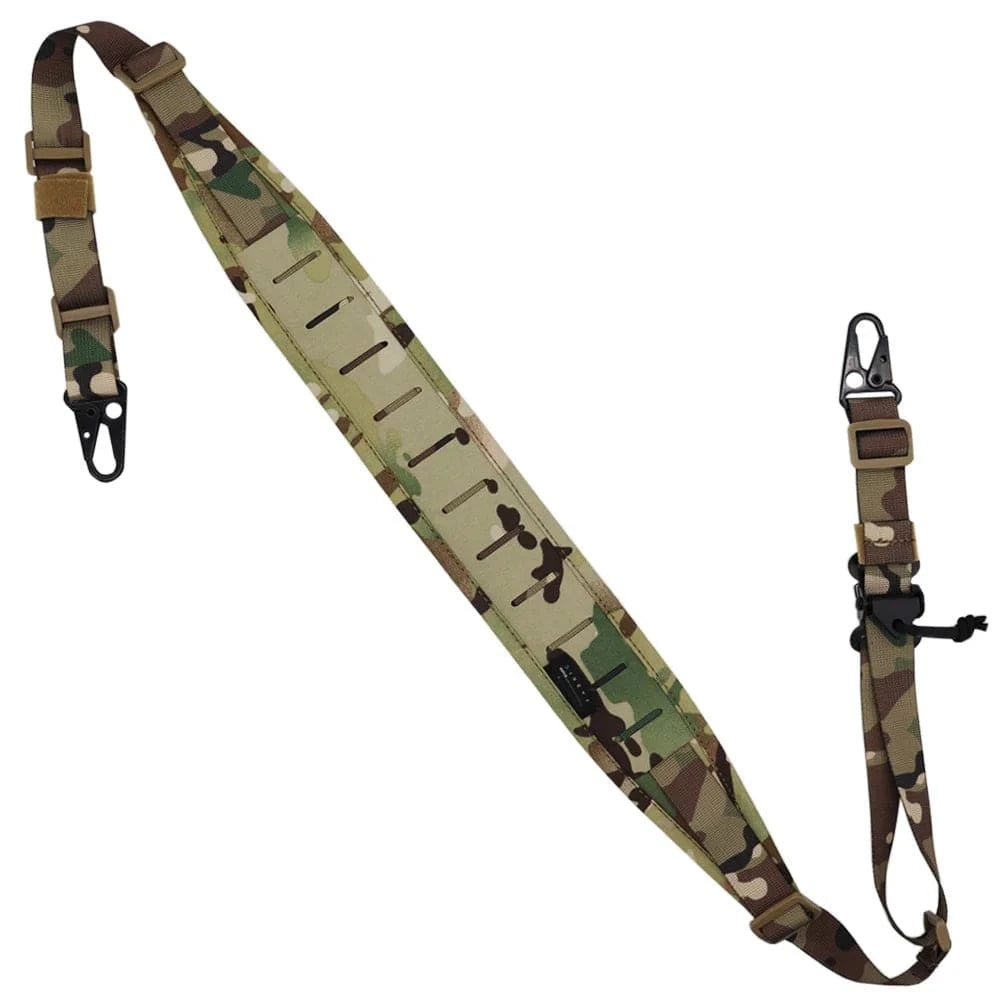 New Tactical Modular Rifle Sling Strap Removable 2 Point / 1 Point 2.25" Wide Padded Shooting Gun Sling Hunting Rifle Accessorie