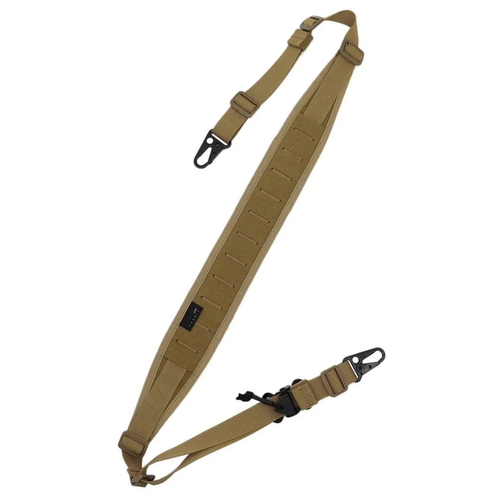 New Tactical Modular Rifle Sling Strap Removable 2 Point / 1 Point 2.25" Wide Padded Shooting Gun Sling Hunting Rifle Accessorie KH