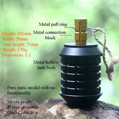 No Function Metal Version CNC Type 97 Static Collection Model Toy Canister Aids Handicrafts Film and Television Props Black