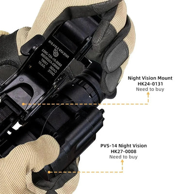 NVG PVS-7 PVS14 Base Install FAST Helmets Mount KIT Tactical Night Vision Goggle Monocular Mount Helmet Accessories Black