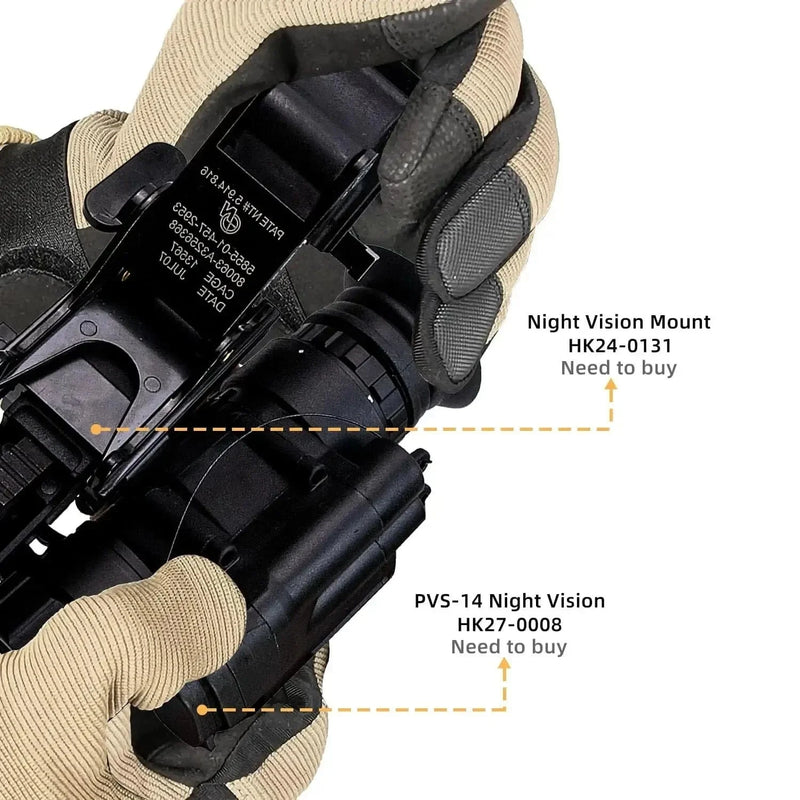 NVG PVS-7 PVS14 Base Install FAST Helmets Mount KIT Tactical Night Vision Goggle Monocular Mount Helmet Accessories Black