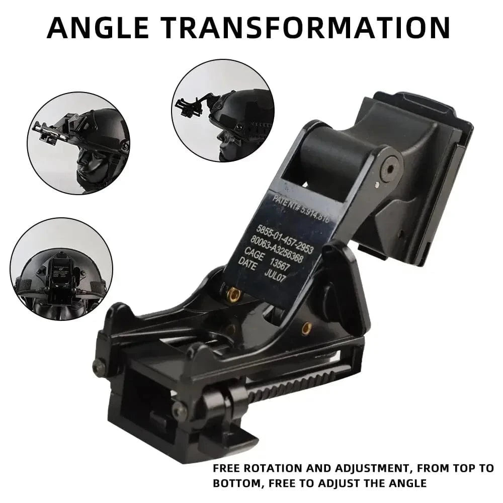NVG PVS-7 PVS14 Base Install FAST Helmets Mount KIT Tactical Night Vision Goggle Monocular Mount Helmet Accessories Black