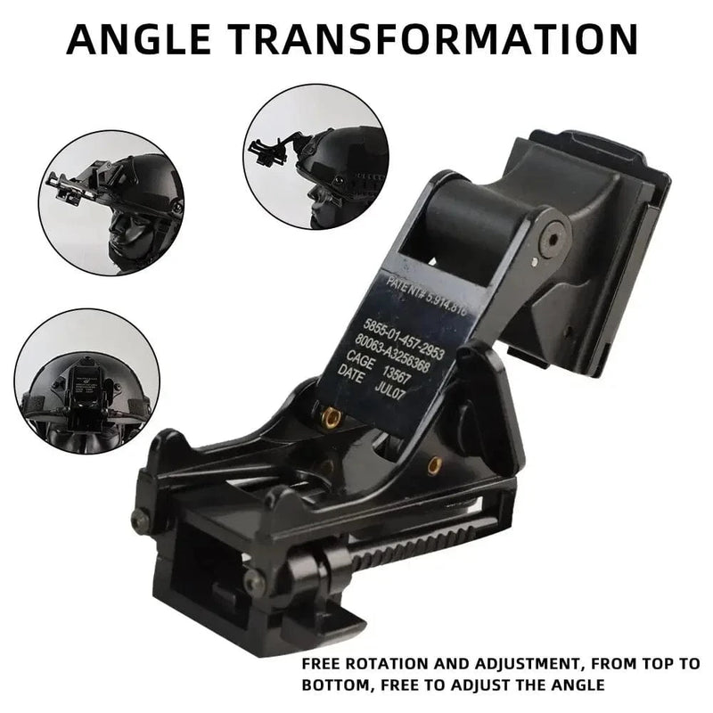 NVG PVS-7 PVS14 Base Install FAST Helmets Mount KIT Tactical Night Vision Goggle Monocular Mount Helmet Accessories Black